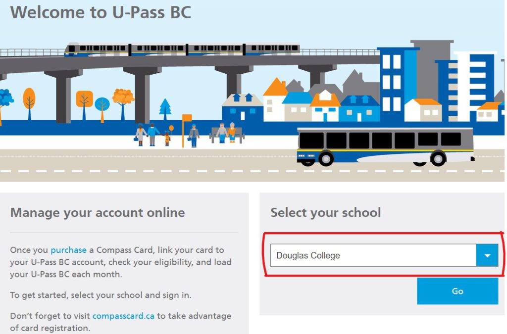 Get U-Pass BC at Douglas College Canada